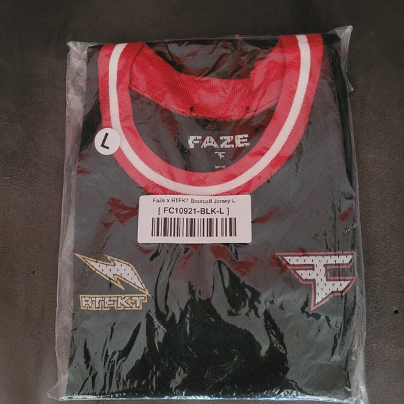 Faze X RTFKT | Shirts | Faze X Rtfkt Limited Edition Basketball Jersey Size L | Poshmark